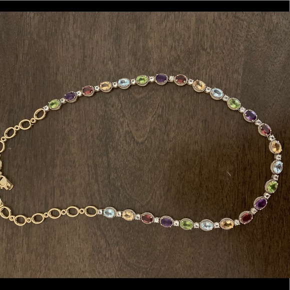 Multicolor Stone Necklace - Picture 1 of 2